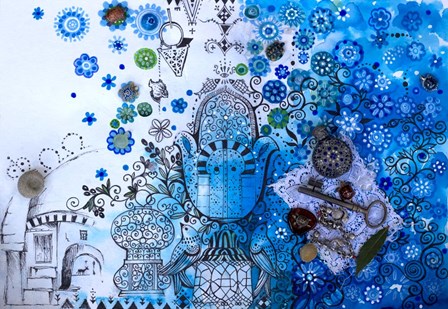Khamsa by Oxana Zaika art print