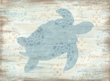 Ocean Turtle by Annie Lapoint art print