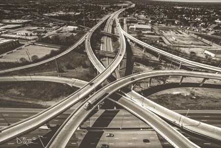 Highway Crossing by Donnie Quillen art print