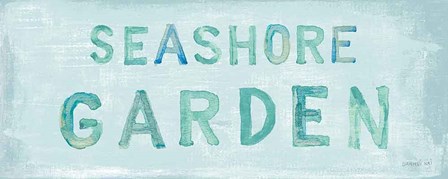 Seashore Garden Sign by Danhui Nai art print