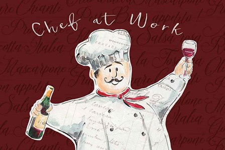 Chef at Work II by Daphne Brissonnet art print