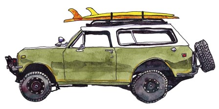 Surf Car II by Paul McCreery art print