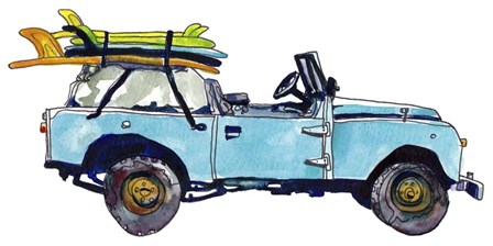 Surf Car III by Paul McCreery art print