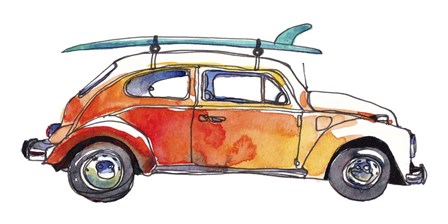 Surf Car V by Paul McCreery art print