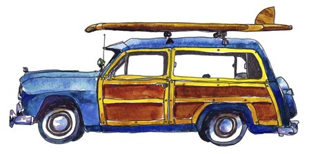 Surf Car IX by Paul McCreery art print