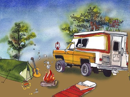Camp Out I by Paul McCreery art print