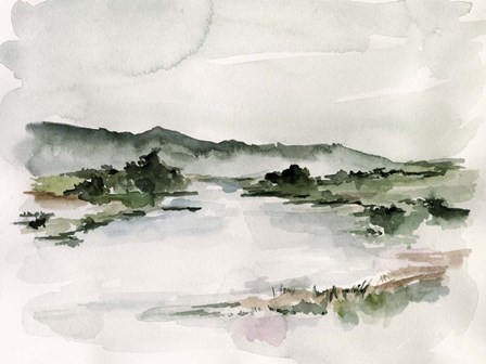 Lake Mist II by Jennifer Parker art print