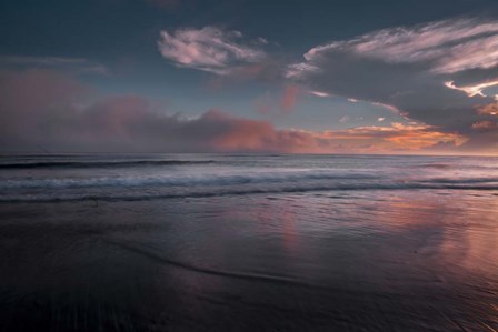 Sunset On Ocean Shore 3, Cape May National Seashore, NJ by Jay O&#39;Brien / Jaynes Gallery / DanitaDelimont art print