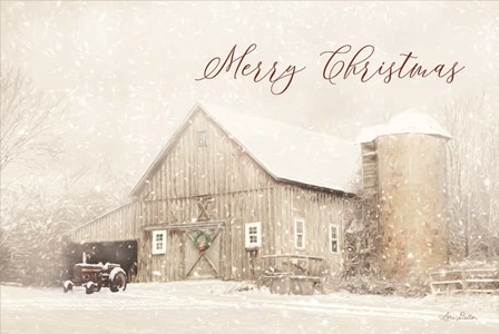 Merry Christmas Farm by Lori Deiter art print