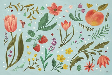 Spring Botanical I by Janelle Penner art print