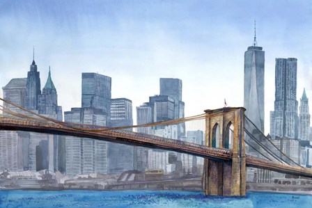 NY Skyline by Bannarot art print