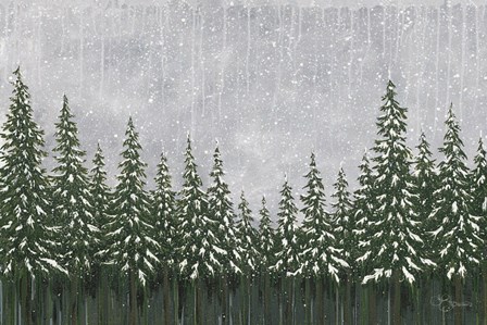 Snowy Forest by Hollihocks Art art print