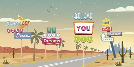 Believe You Can... by Steven Hill art print