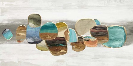 Glided Stones I by Tom Reeves art print