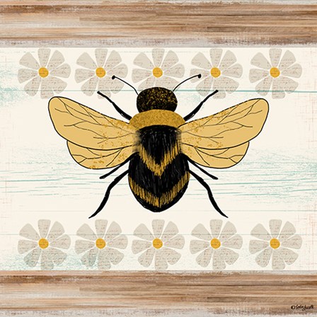 Farmhouse Bee by Katie Doucette art print