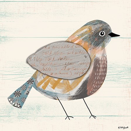 Painterly Bird by Katie Doucette art print