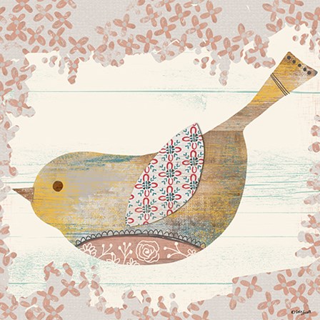 Wooden Bird by Katie Doucette art print