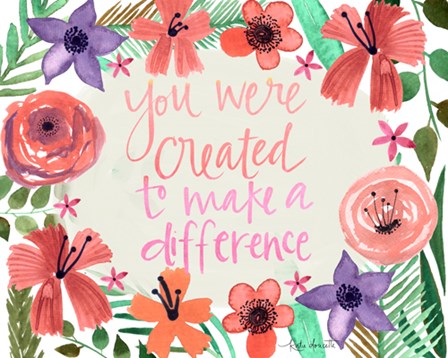 Make a Difference by Katie Doucette art print