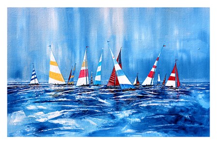 Sailing Boats III by Stuart Roy art print