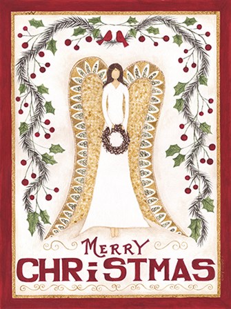 Christmas Angel by Cindy Shamp art print