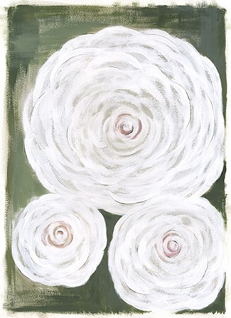 Big White Flowers II by Cindy Shamp art print