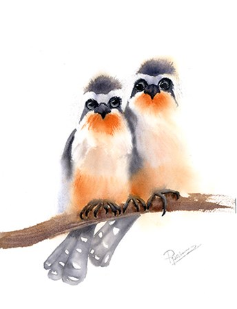 Bird Buds by Olga Shefranov art print