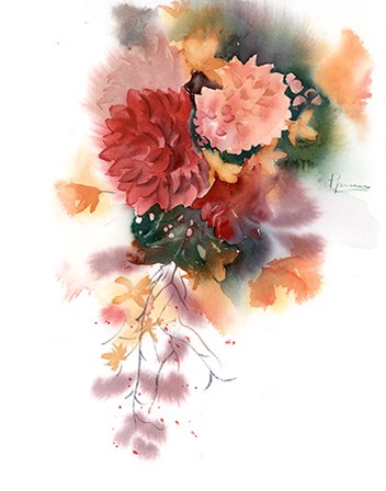Bouquet by Olga Shefranov art print
