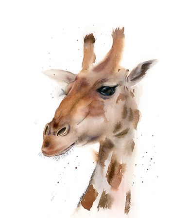 Giraffe by Olga Shefranov art print
