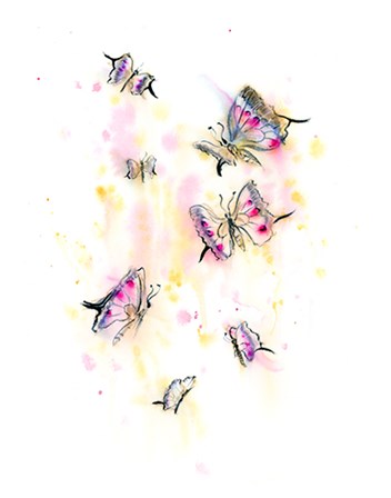 Butterflies II by Olga Shefranov art print