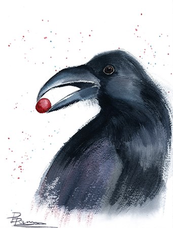 Crow by Olga Shefranov art print