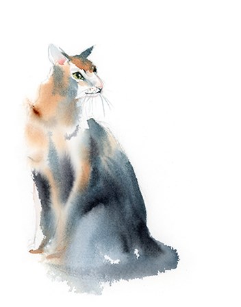 Ginger Cat III by Olga Shefranov art print
