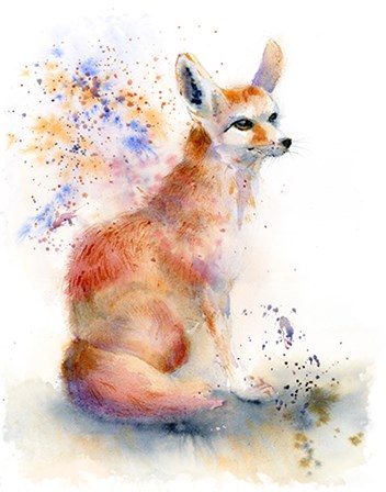 Foxy by Olga Shefranov art print