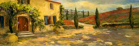 Tuscan Fields by Yellow Caf&#233; art print