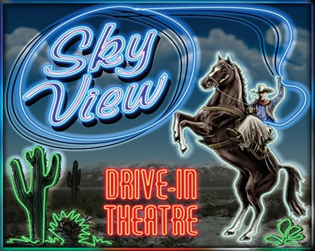 Skyview Drive In II by Yellow Caf&#233; art print