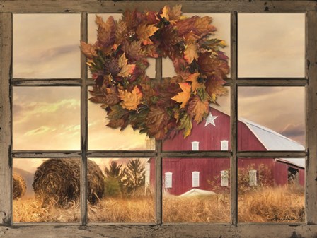 Fall Window View by Lori Deiter art print