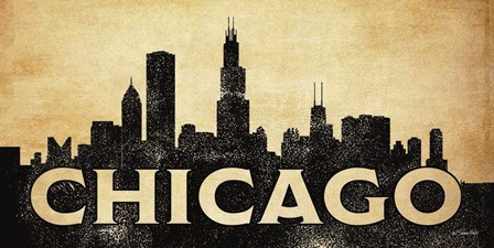 Chicago Skyline by Susan Ball art print