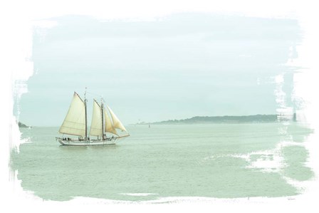 Sailing on the Bay by Sue Schlabach art print