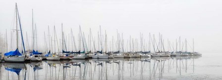Sailing Boats Panel by Andy Amos art print