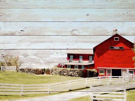 Farm Fence by Nick Biscardi art print