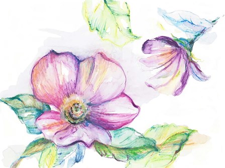 Light and Breezy Florals I by Lanie Loreth art print