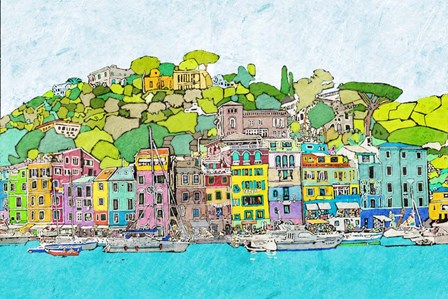 Coastal City by Ynon Mabat art print