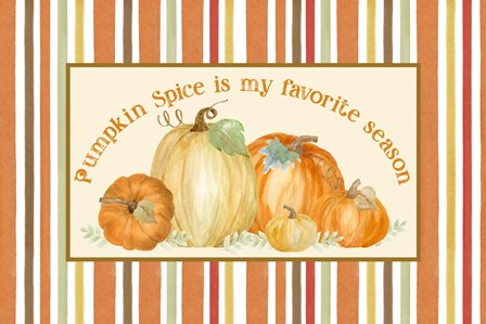 Pumpkin Spice Season landscape by Tara Reed art print