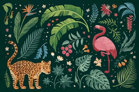 Jungle Love II by Janelle Penner art print
