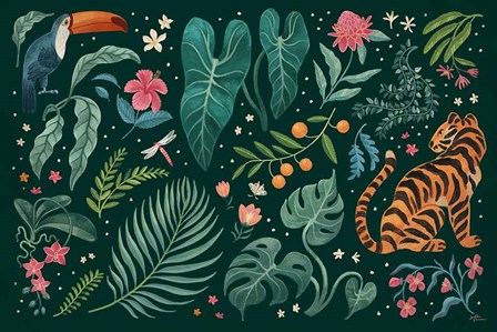 Jungle Love I by Janelle Penner art print