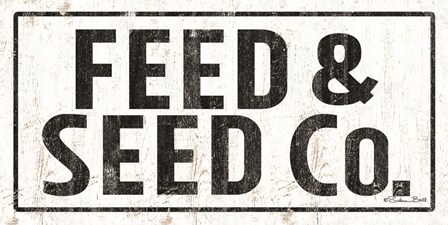 Feed &amp; Seed Co. by Susan Ball art print