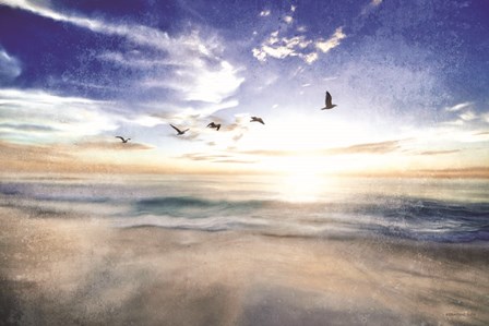 Seascape with Gulls by Bluebird Barn art print