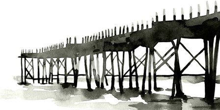 Serene Pier II by Emma Scarvey art print