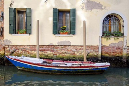 Venice Workboats II by Laura Denardo art print