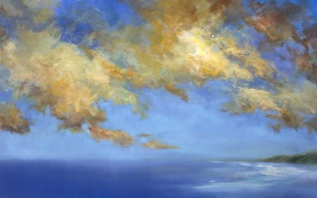 Golden Cloudscape by Sheila Finch art print