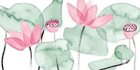 Lotus in Nature I by Melissa Wang art print